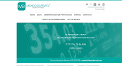 Desktop Screenshot of mexicobursatil.com